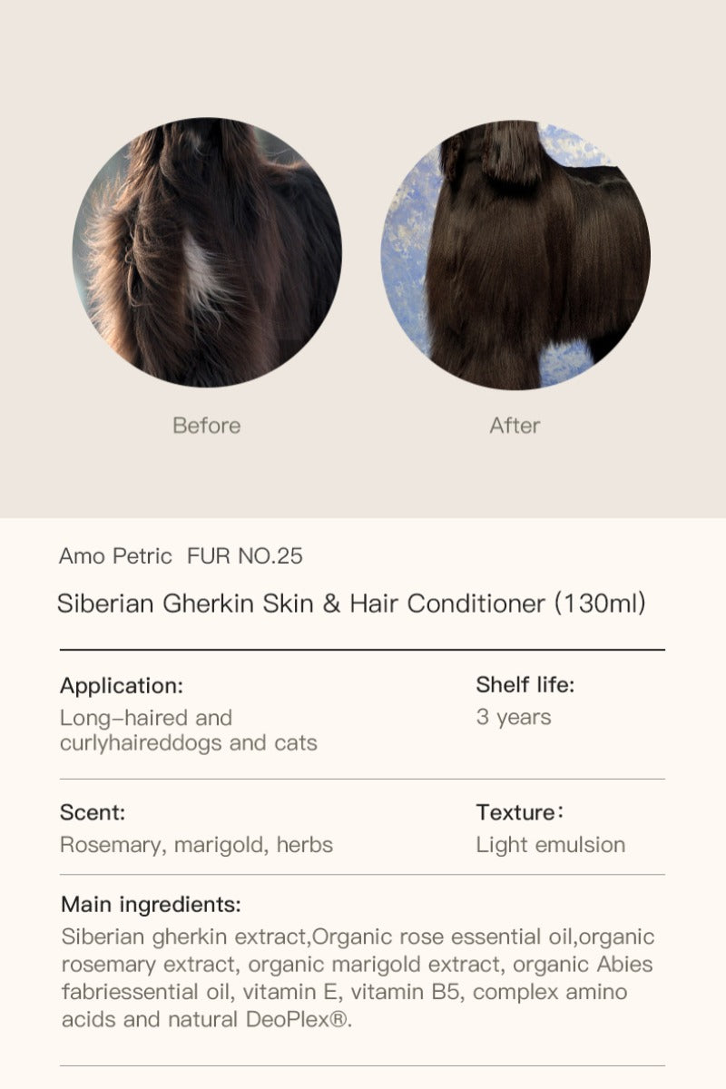 Siberian Cucumber Leave-In Conditioner for Long Haired Dogs & Cats