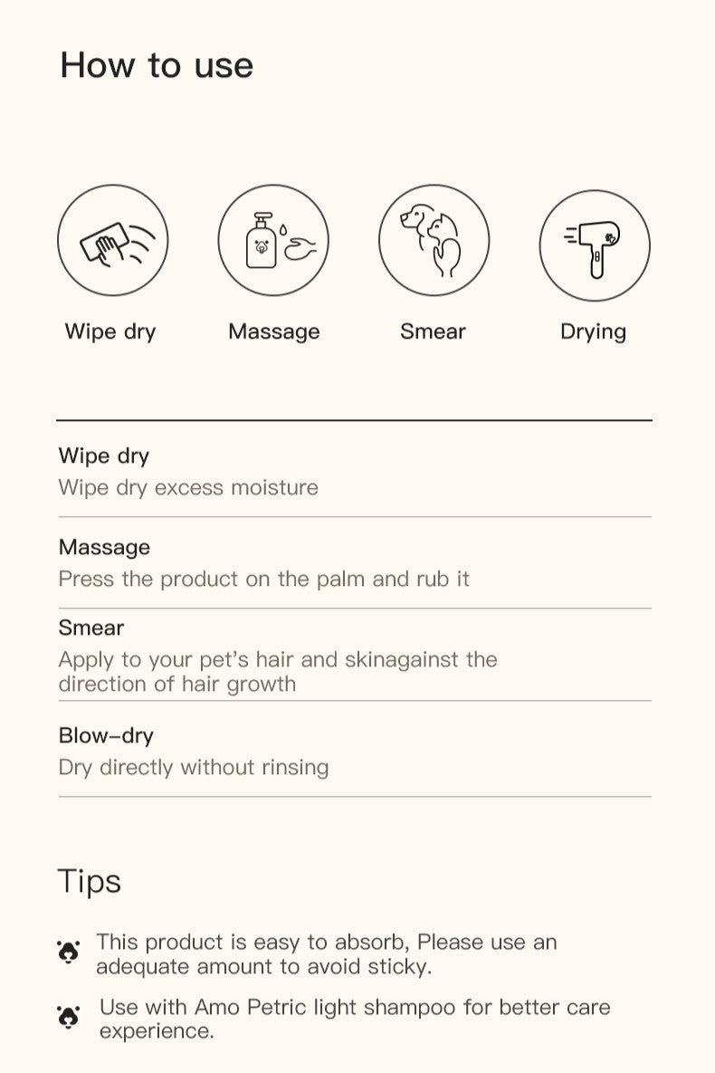 Siberian Cucumber Leave-In Conditioner for Long Haired Dogs & Cats